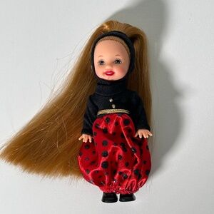 Vintage 2001 Mattel Barbie Kelly Club Ladybug Liana Doll (DVS)